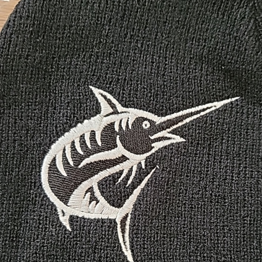 NIP Fishing Skull Cap Embroidered - Picture 3 of 7
